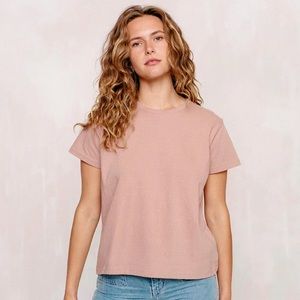 Christy Dawn Pink Short Sleeve Tee
